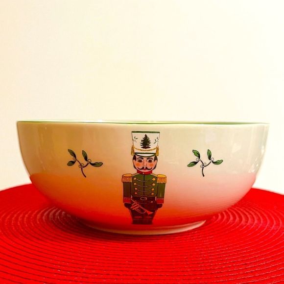 Spode Holiday Spode Christmas Tree Nutcracker Bowl 8 Nwt Poshmark